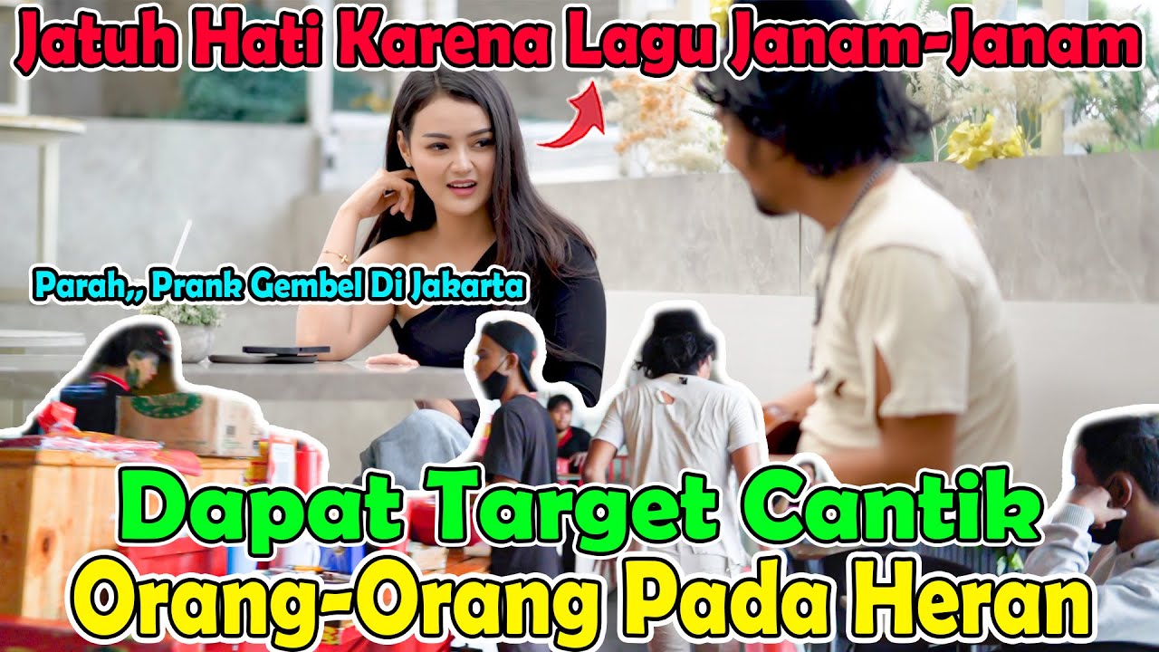 PARAH, GEMBEL PRANK GEMBEL DI JAKARTA, DAPAT TARGET CANTIK BANGET, ORANG2 PADA HERAN, MAIN JANAM2