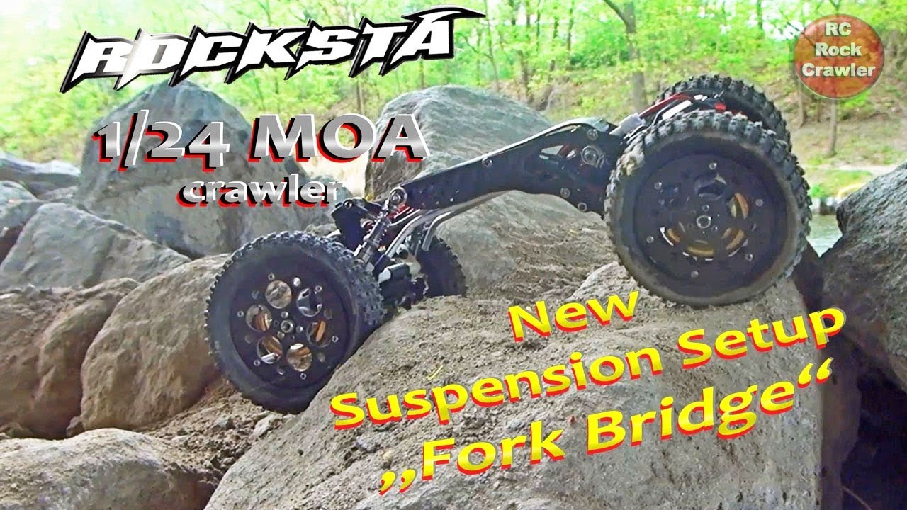 Basher Rocksta 1/24 micro MOA - More Modifications XHX Pin 1.8 Wheels #injora #rccar #moa ##micro