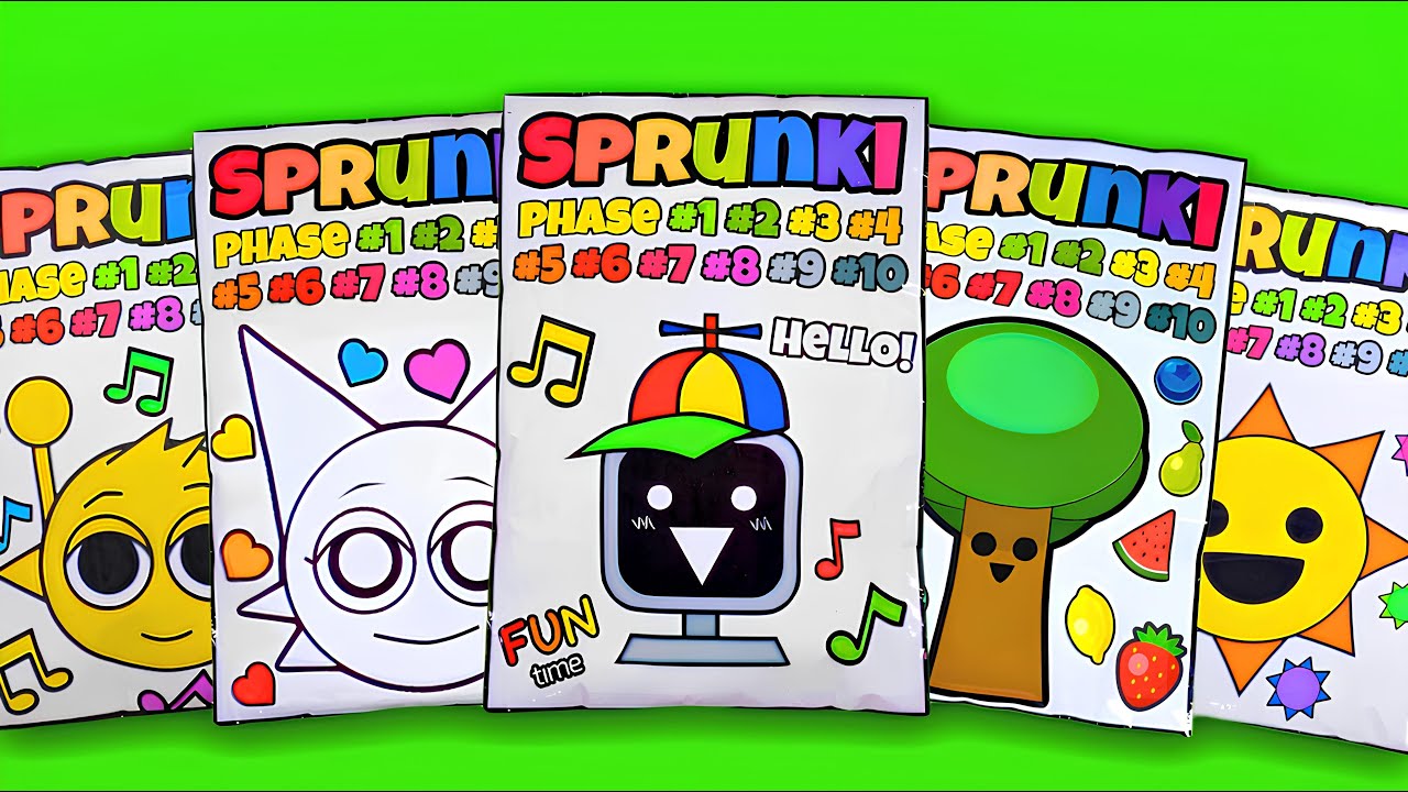 SPRUNKI Blind Bag Simon Wenda Mr.Fun Mr.Tree Mr.Sun | ASMR Phase1vs2vs3vs4vs5vs6vs7vs8vs9vs10squishy