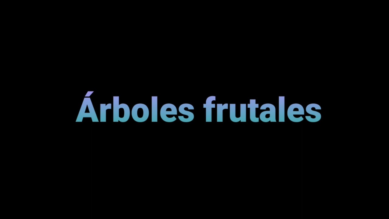 Árboles frutales en idioma Kaqchikel