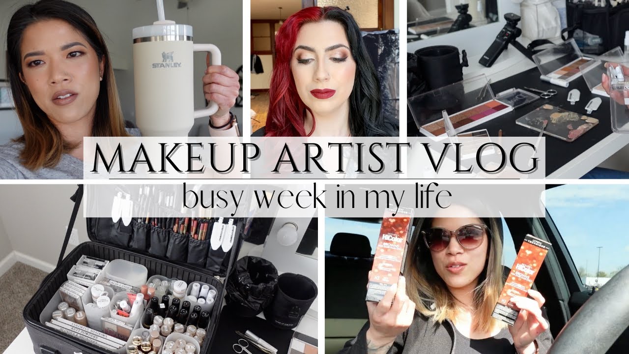 MUA VLOG: Makeup apps, kit depotting, hair dying + some drama!