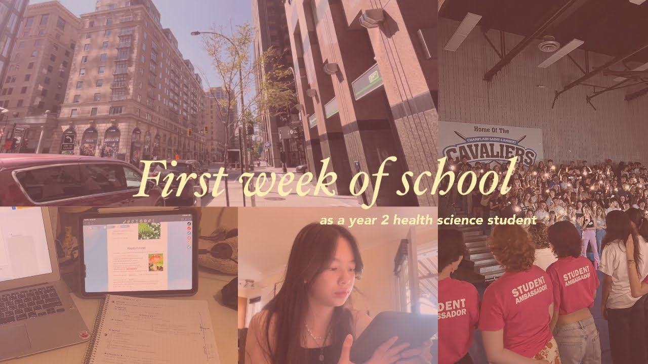 cegep vloggies - come along w me for my first week of school in year 2