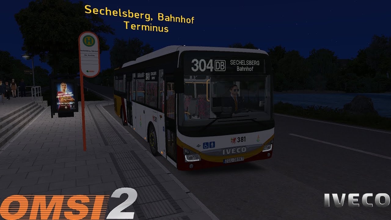 Omsi 2 - Bad Hügelsdorf 2020 - Line 304 - Iveco Crossway LE 12 CNG