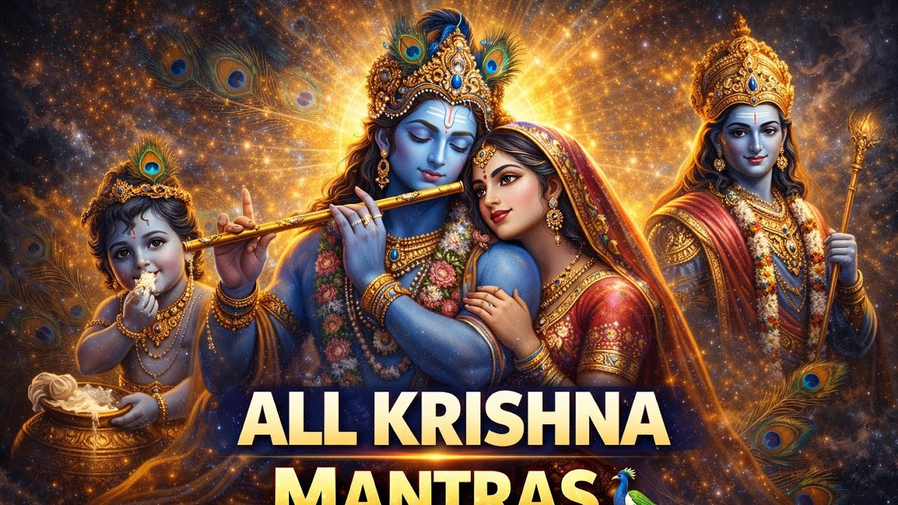 कृष्ण भक्ति मंत्र | मन की हर इच्छा भगवान तक पहुँचे💕कृष्ण मंत्र मनोकामना पूर्ति के लिए 