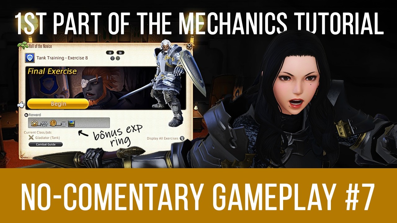 FFXIV Tank Training Tutorials – EXP Ring & Early BiS Gear (Part 7) | No Commentary