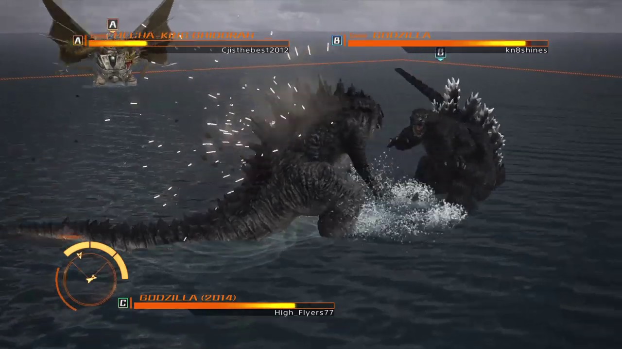 GODZILLA PS4: Godzilla 2014 vs Mecha-King Ghidorah vs Heisei Godzilla