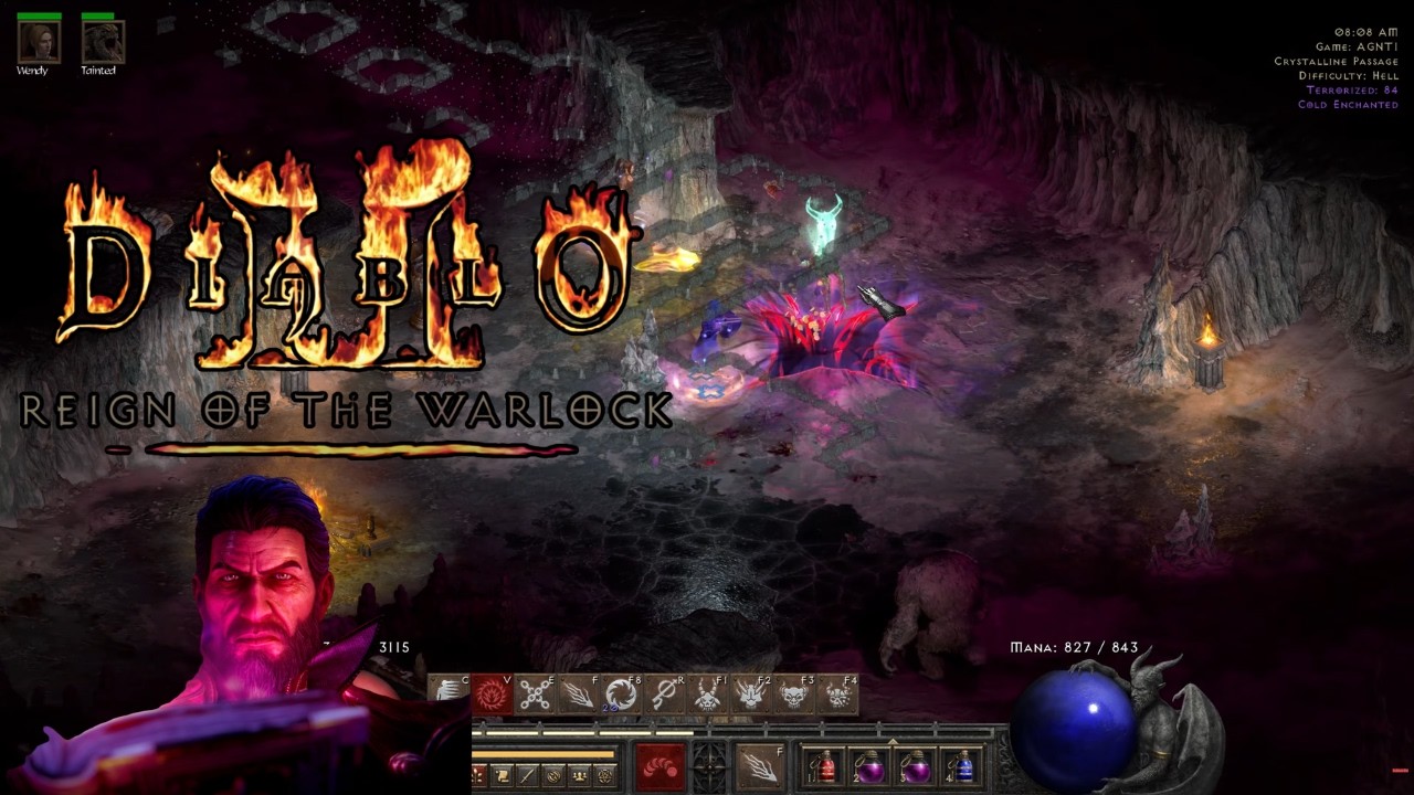 D2R Magic Chaos Warlock Gameplay
