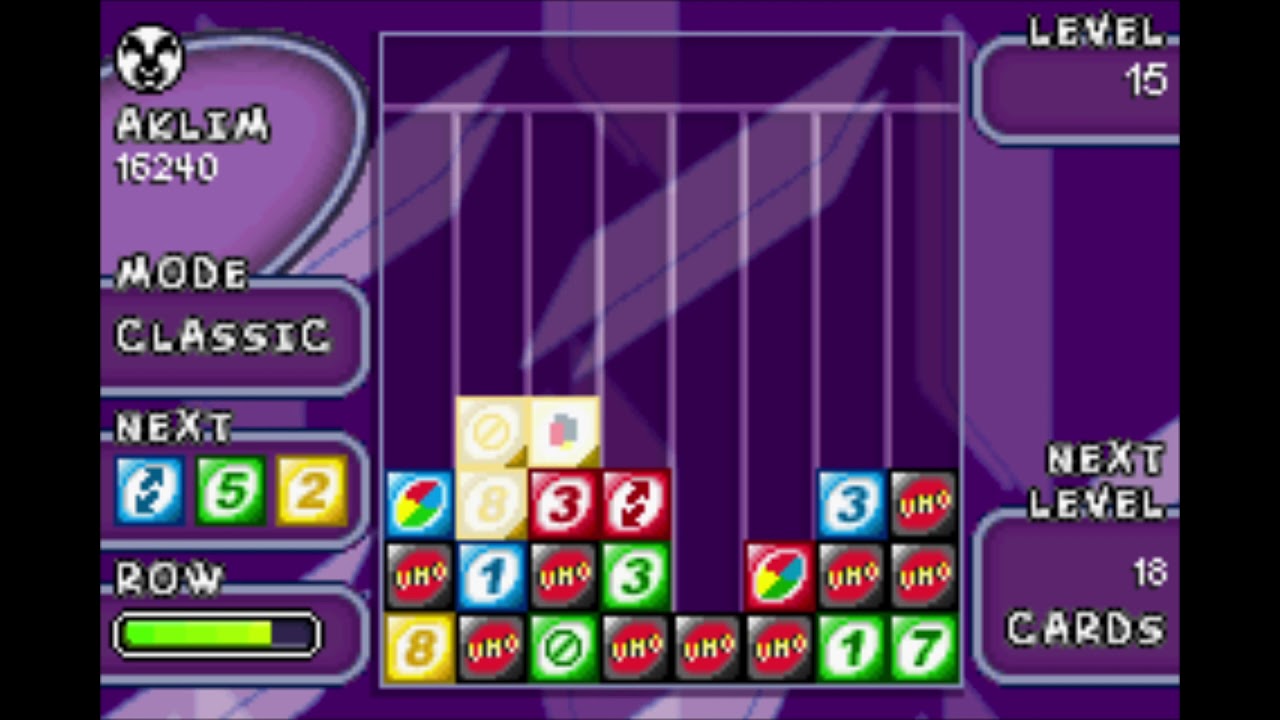 UNO Freefall - GBA Gameplay