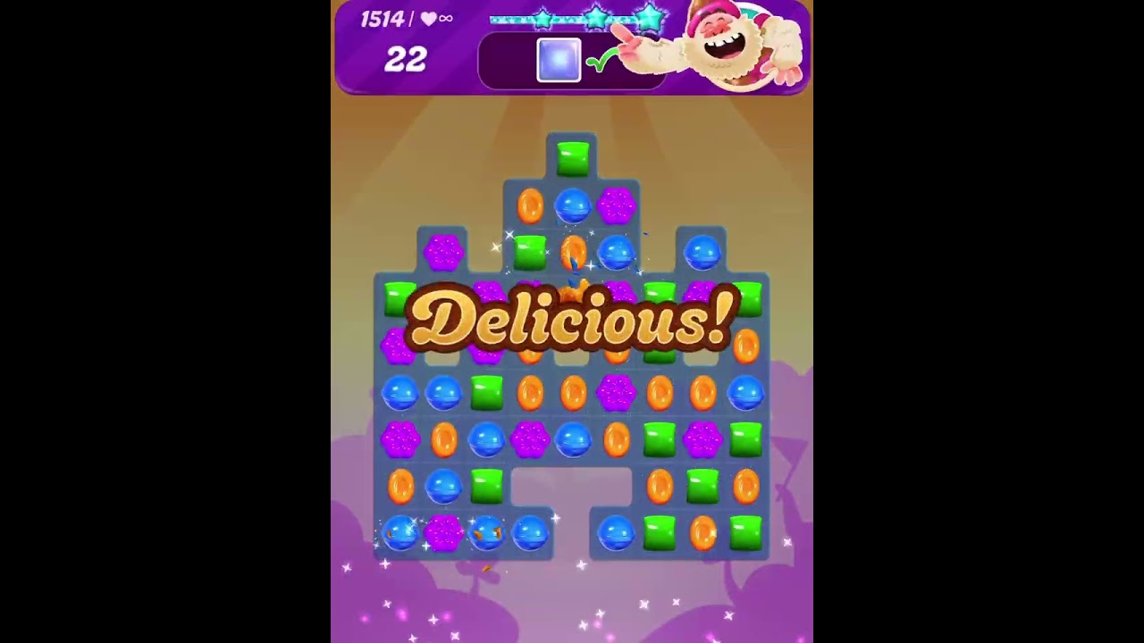 Уровни 1511–1517 игры Candy Crush Saga