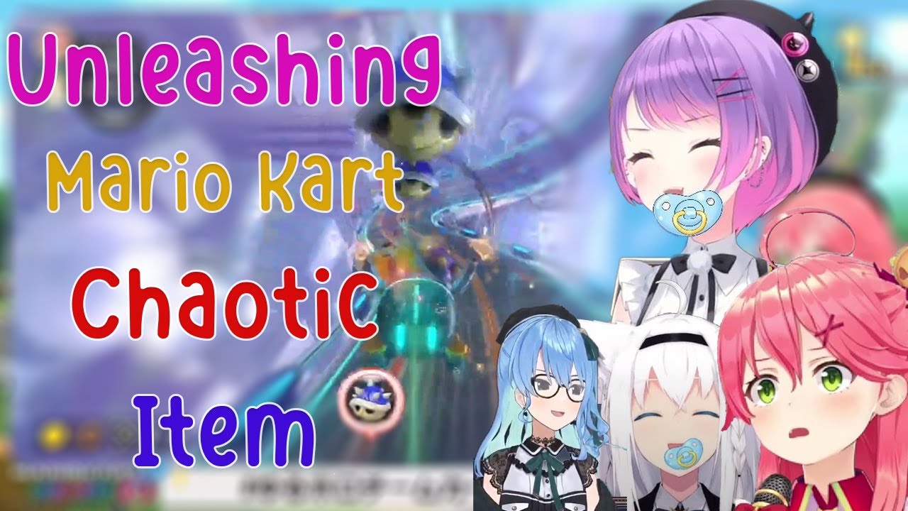 When You're Unleashing Only Chaotic Items in Mario Kart.... Hololive Mario Kart Collab