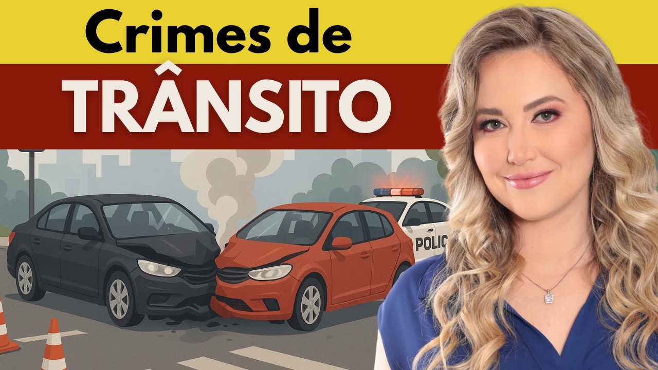 CRIMES DE TRÂNSITO (Resumo) - Infrações e Penalidades | CTB | Direito Penal