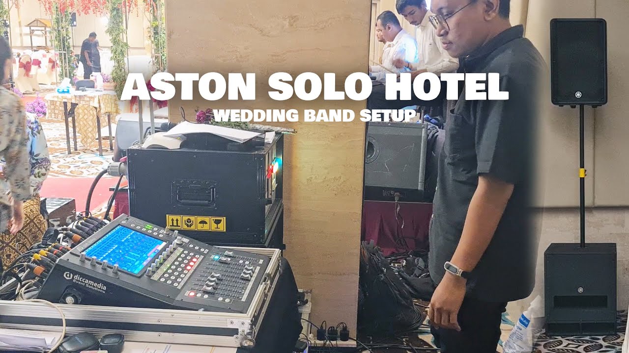 Setup Wedding Band at Aston Solo Hotel with AD Live20 Pro