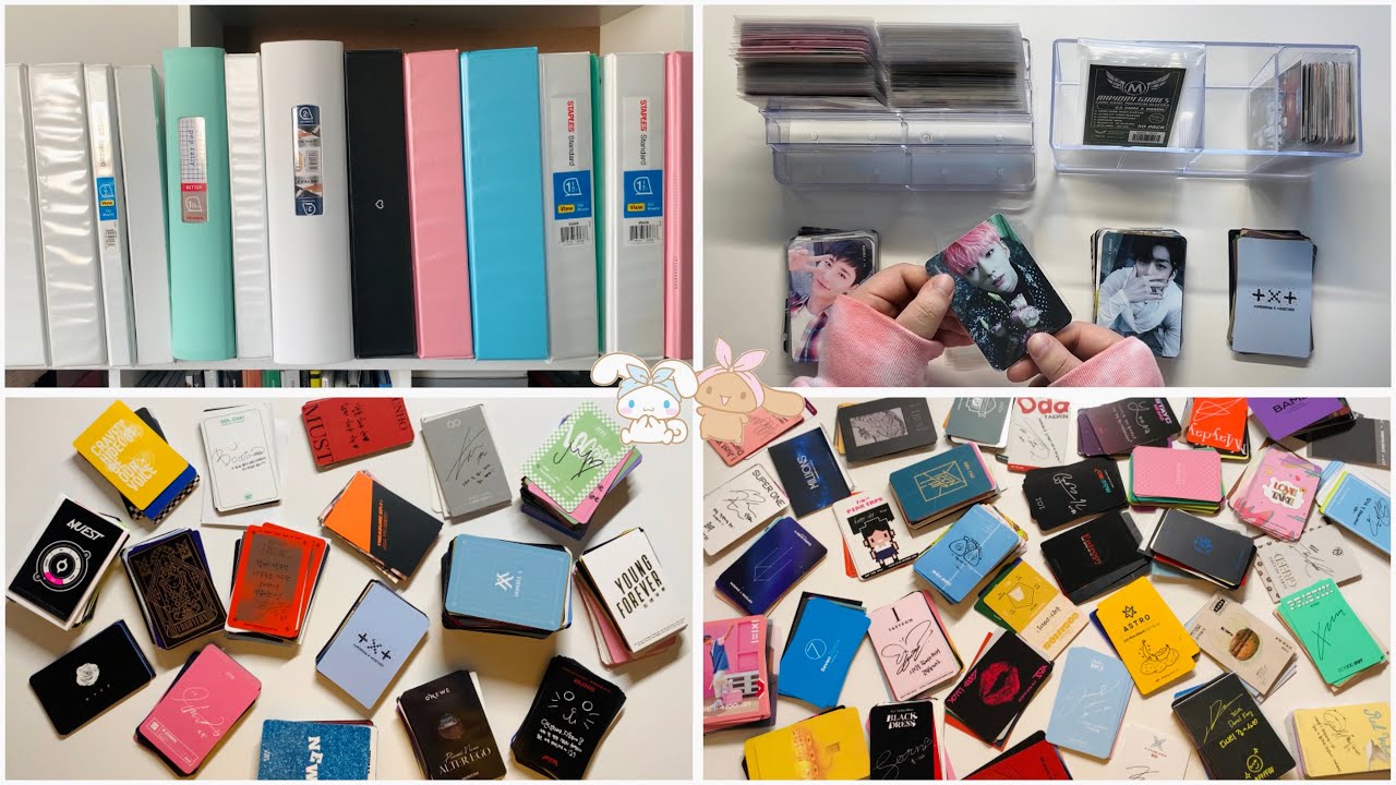 700+ KPOP PHOTOCARD BINDER MAKEOVER: PREPPING & SLEEVING FOR A5 COLLECTIONS (PART. I) ASMR