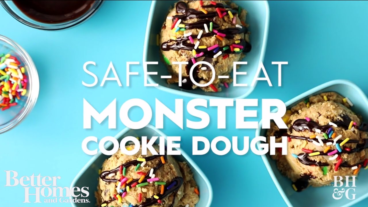 Safe-to-Eat Monster Cookie Dough