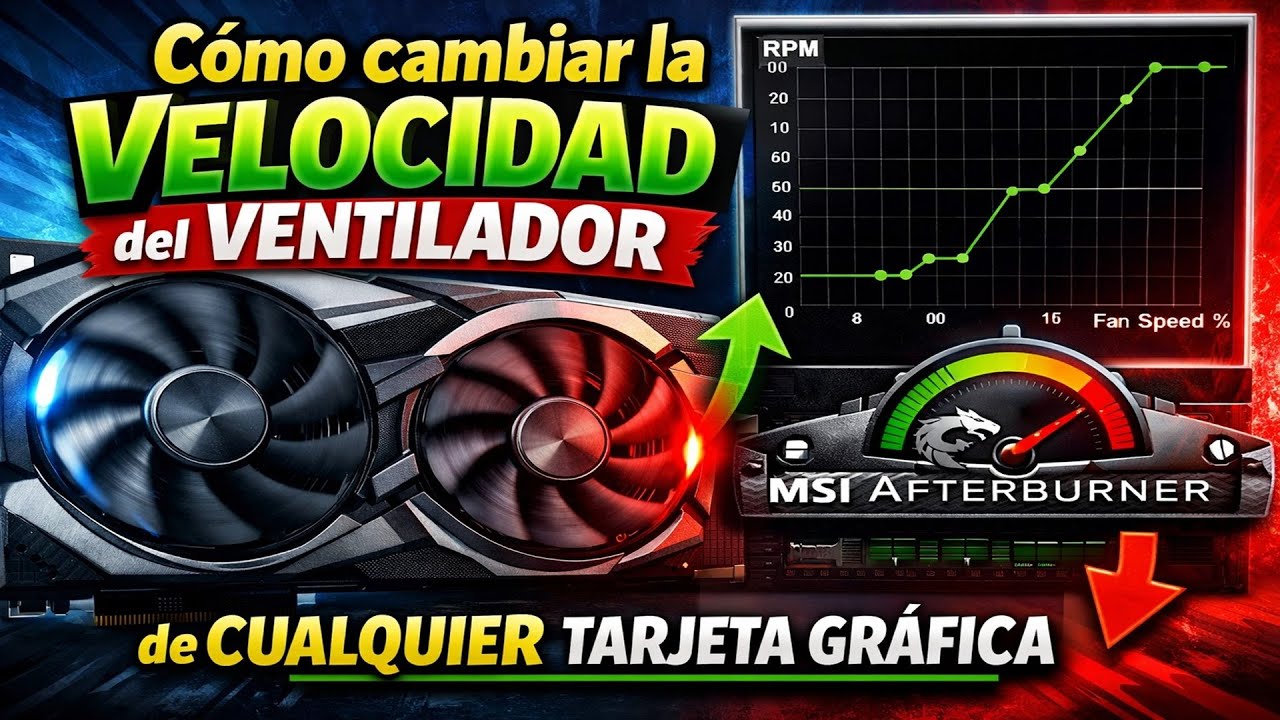 Cómo cambiar la velocidad del ventilador de cualquier tarjeta gráfica (MSI Afterburner)