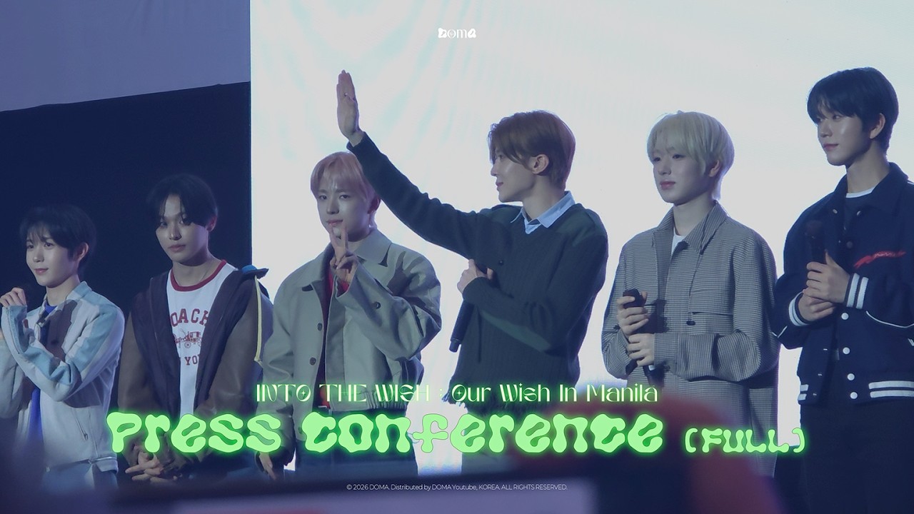 [4K] 260313 Press Conference in Manila (Full) / INTO THE WISH : Our Wish In Manila | NCT WISH