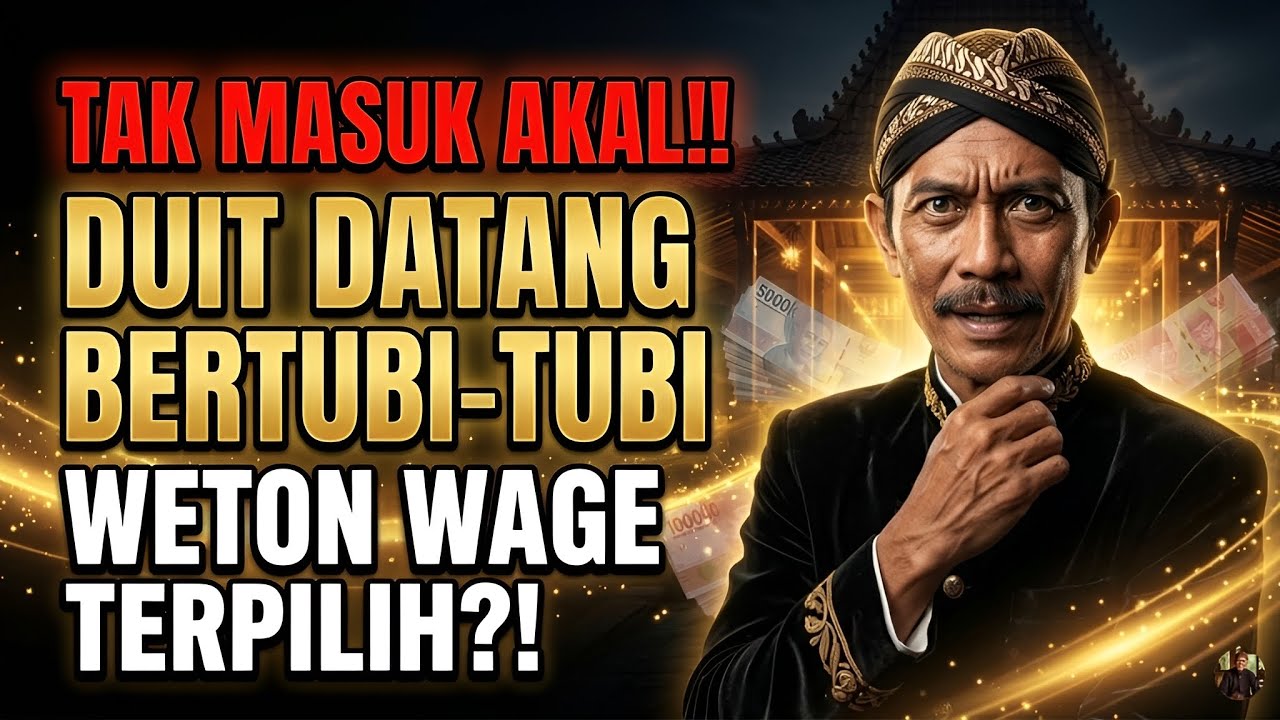 TAK MASUK AKAL‼️ DUIT DATANG BERTUBI-TUBI KE WAGE‼️ Rahasia Rezeki yang Tersembunyi Terbongkar