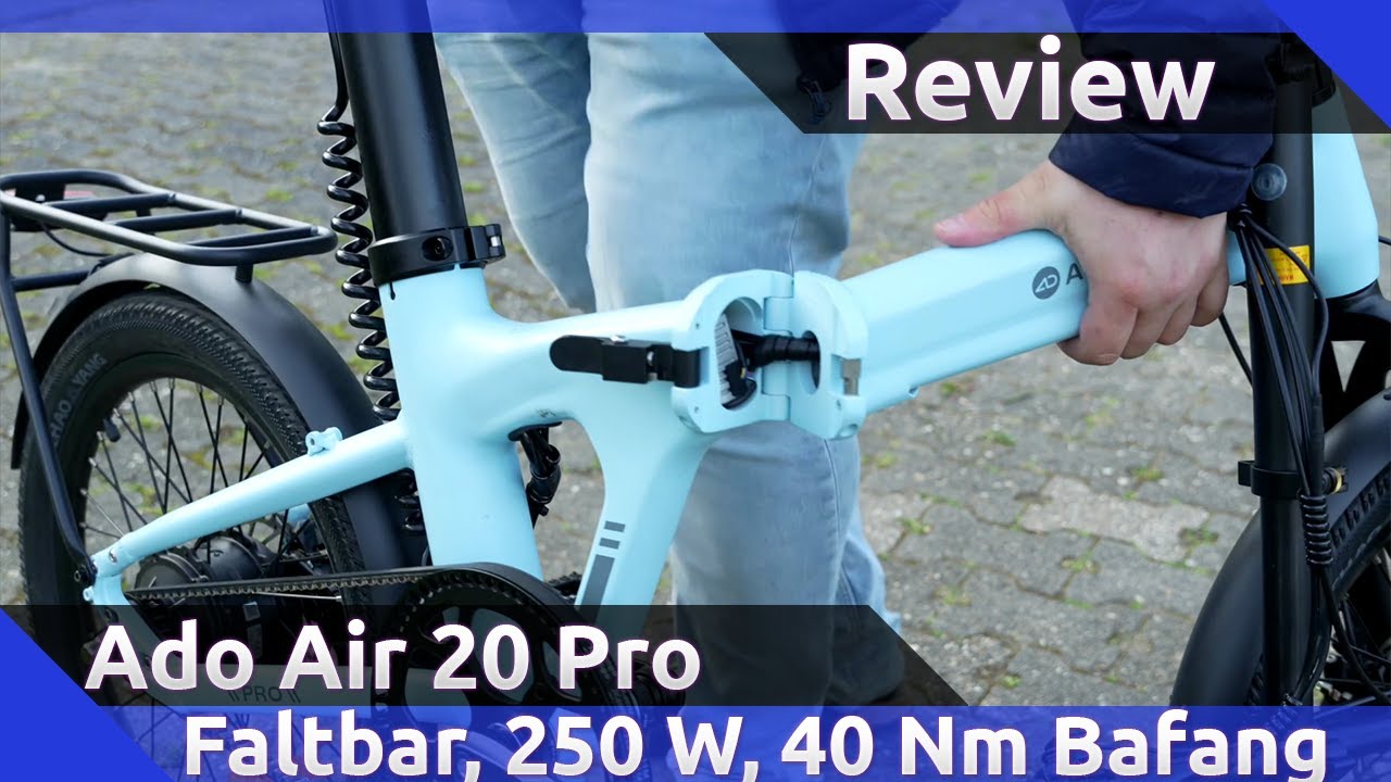 ADO Air 20 Pro E-Bike Klapprad 🚴‍♂️ Das faltbare E-Bike für die Stadt & mehr! ⚡🔋 Review (2024)