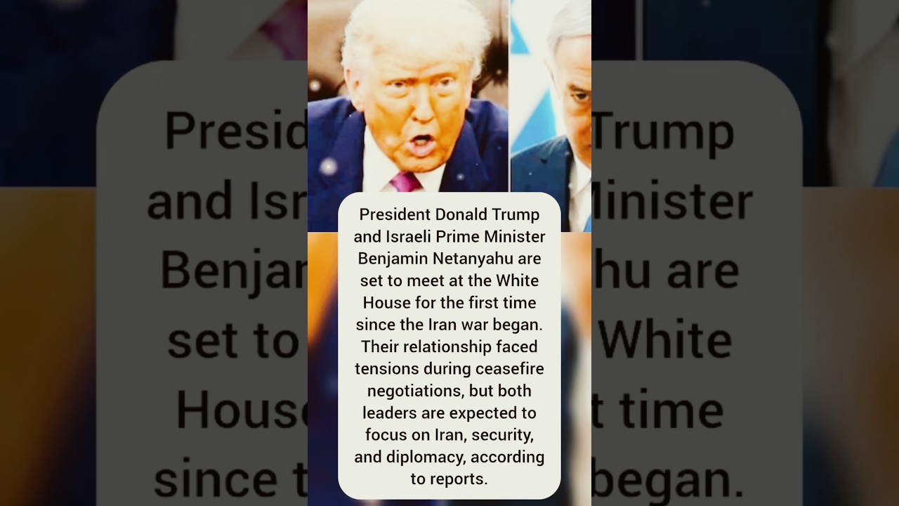 Trump Meets Netanyahu Again | Leaders Discuss Iran War and Security Issues