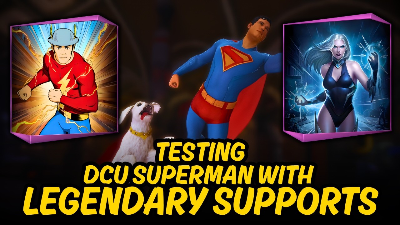 Testing Classic Flash and Killer Frost for DCU Superman.