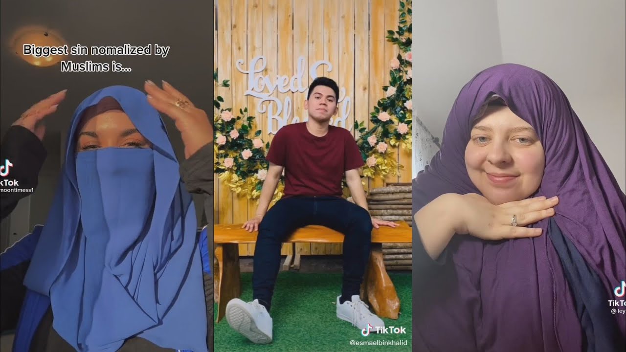 Muslim Tik Tok with Happiness in every little thing