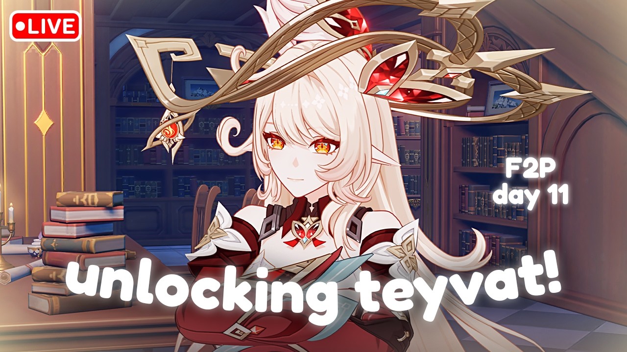 🔴 unlocking the map & exploring across teyvat! ⋆˚꩜｡ cozy genshin farming