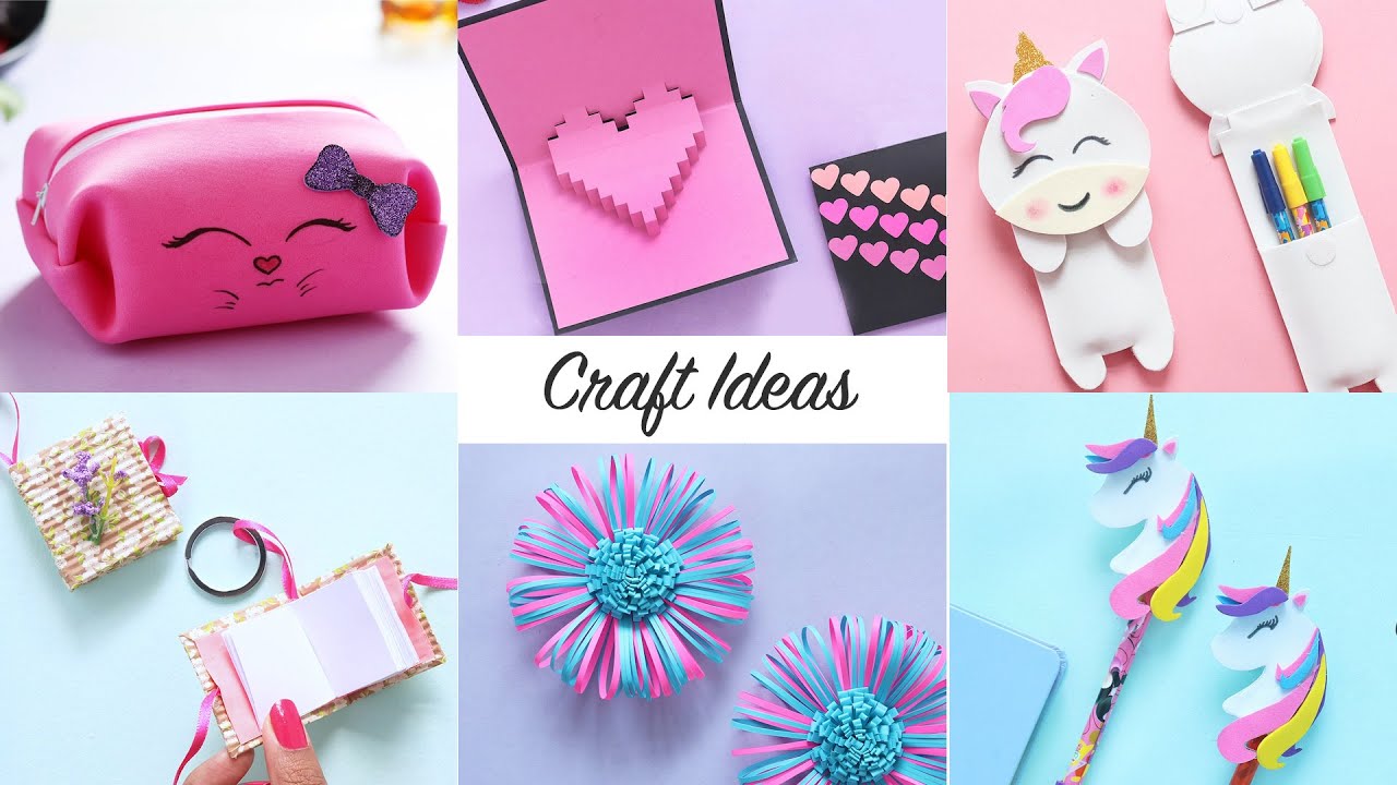 6 EASY CRAFT IDEAS | Craft Ideas | DIY Crafts