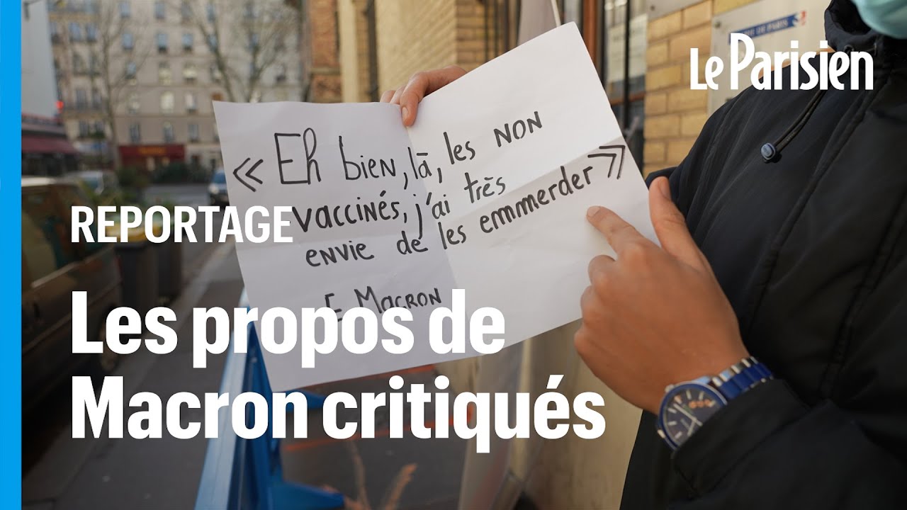 &laquo; Il a tr&egrave;s mal parl&eacute; &raquo; : les propos de Macron, qui veut 