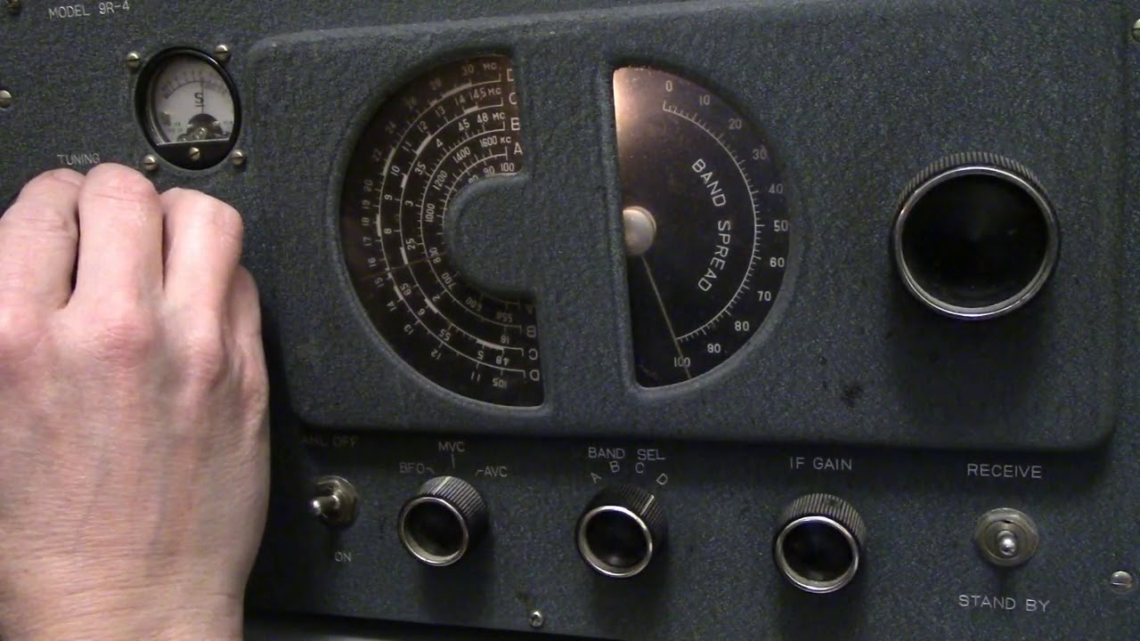 Firing up and listening on a vintage shortwave receiver Nov 10 2019