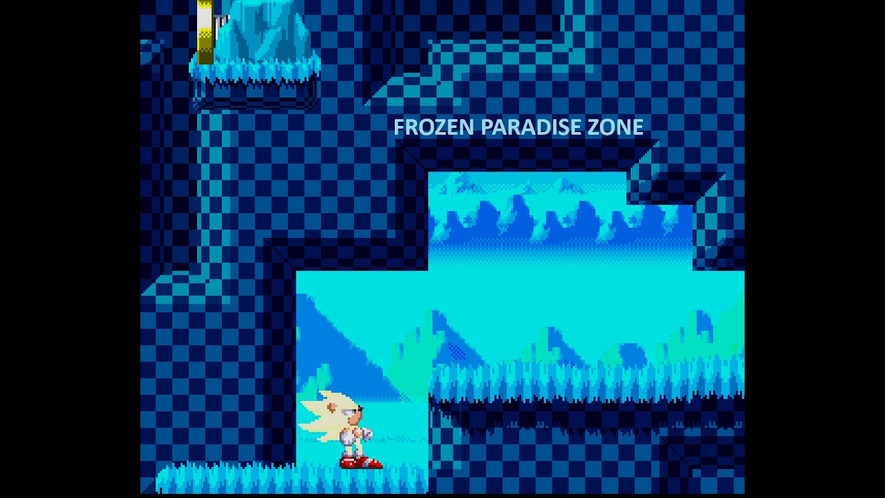 Frozen Paradise Zone By: @ihopkins4life Classic Sonic Simulator V13.3 Test Server