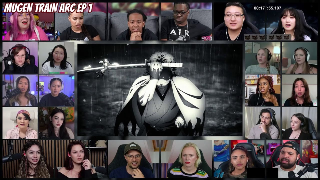 Demon Slayer: Kimetsu no Yaiba Mugen Train Arc Episode 1 Reaction Mashup | 鬼滅の刃