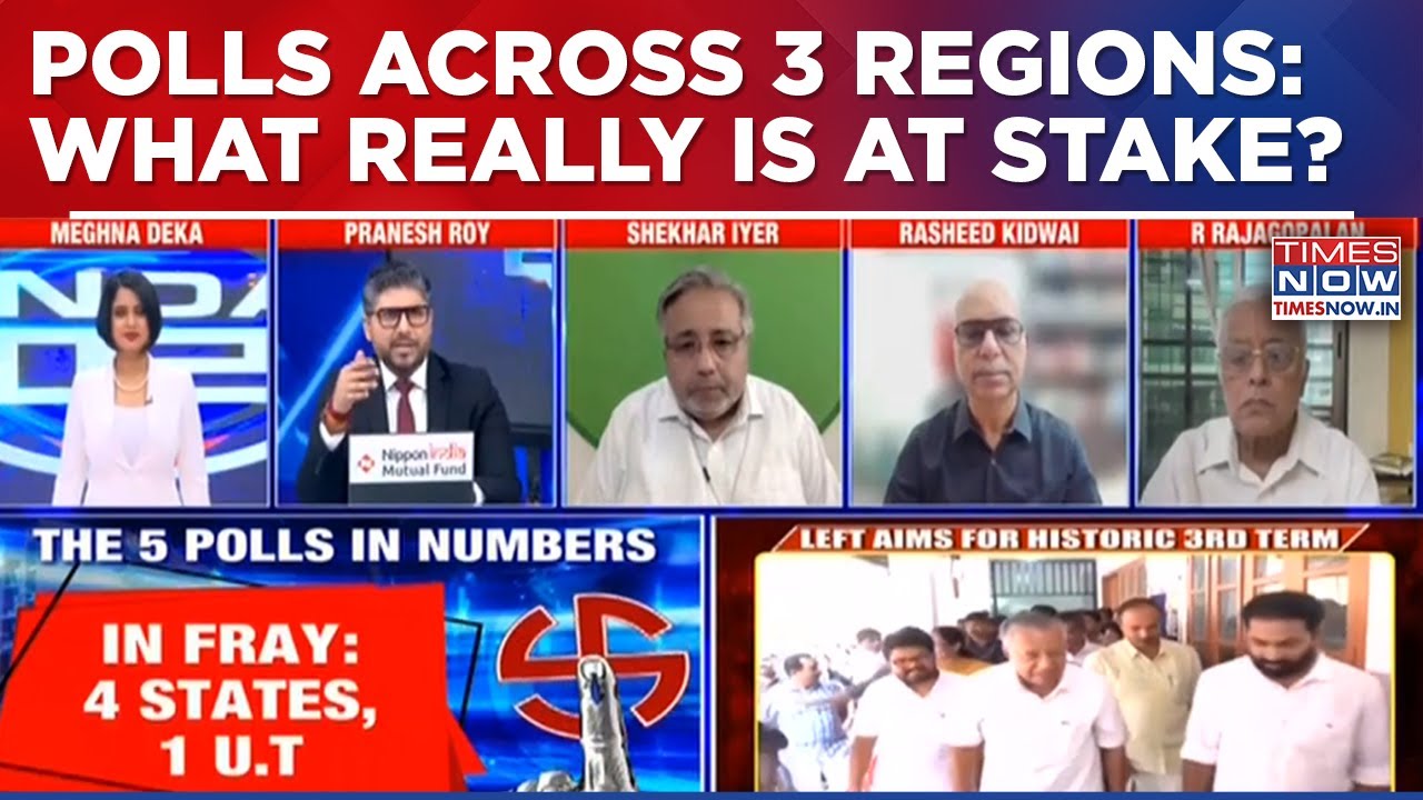 Election In Assam, Keralam, Puducherry: What Really Is At Stake? Experts Explain | Watch Debate