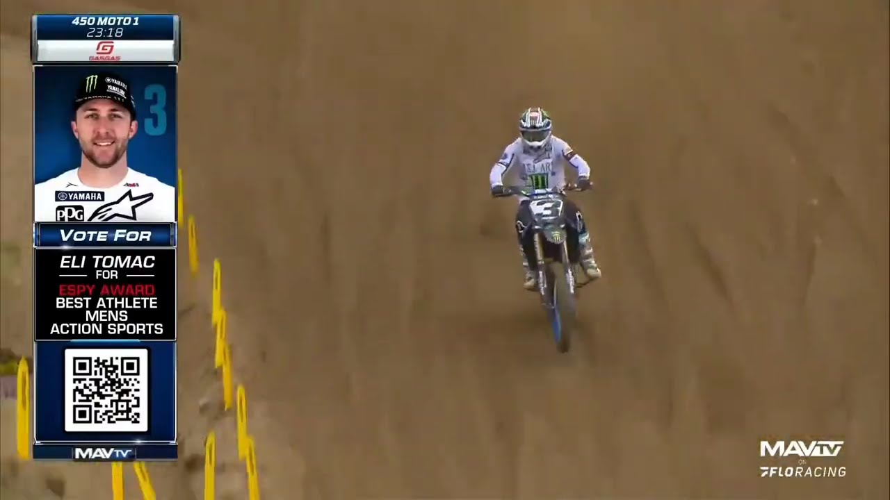 2022 AMA Pro Motocross Spring Creek 450 Moto 1 HD