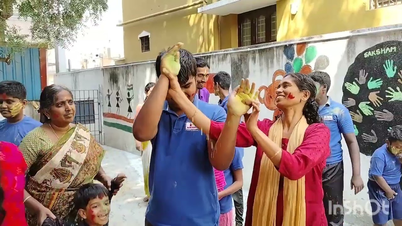 Holi celebration 