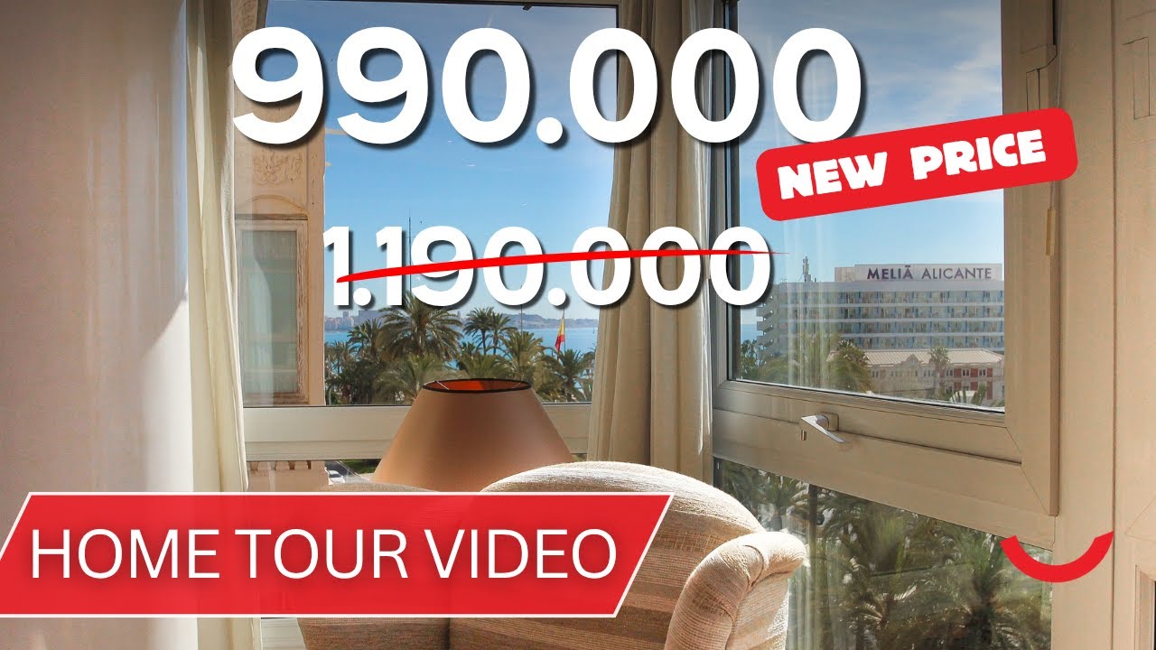 House tour | Exclusive apartment in the iconic Edificio Mónaco with sea views