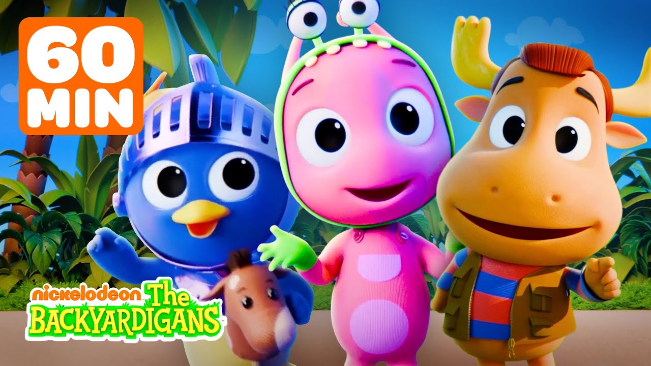 Tyrone Goes Into the Thick of It! & Sings MORE Songs w/ Uniqua & Pablo | 1 Hour | The Backyardigans