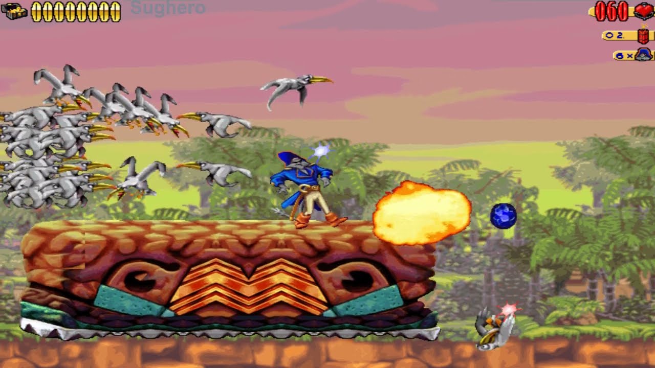 Captain Claw (Custom Level) Bird Gang!