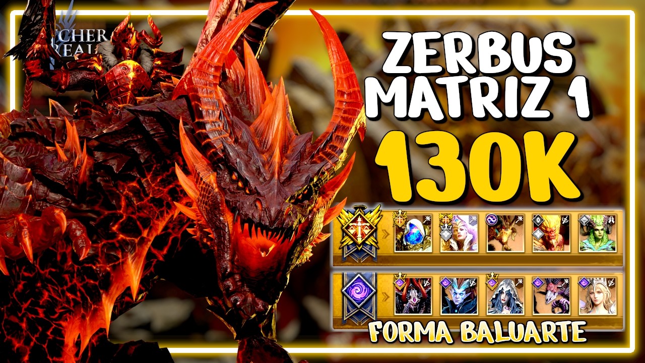 Gu&iacute;a Con Ayax y Sin Valara 130k Zerbus Matriz 1 Forma Baluarte (Da&ntilde;o M&aacute;gico) #WoR en Espa&ntilde;ol
