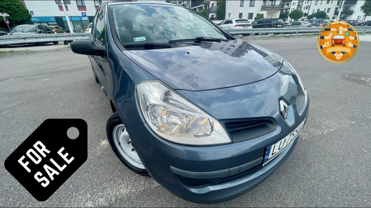 Renault Clio 1.2i 16V 75 KM, prod. 2007, Salon PL