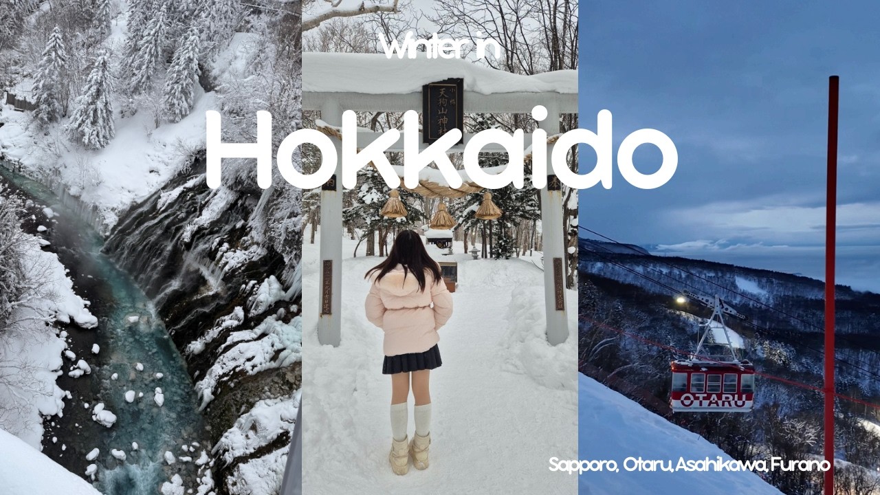 Snowy winter trip to Hokkaido ❄️☃️| 7 Days Itinerary to Sapporo, Otaru, Asahikawa, Furano, Lake Toya