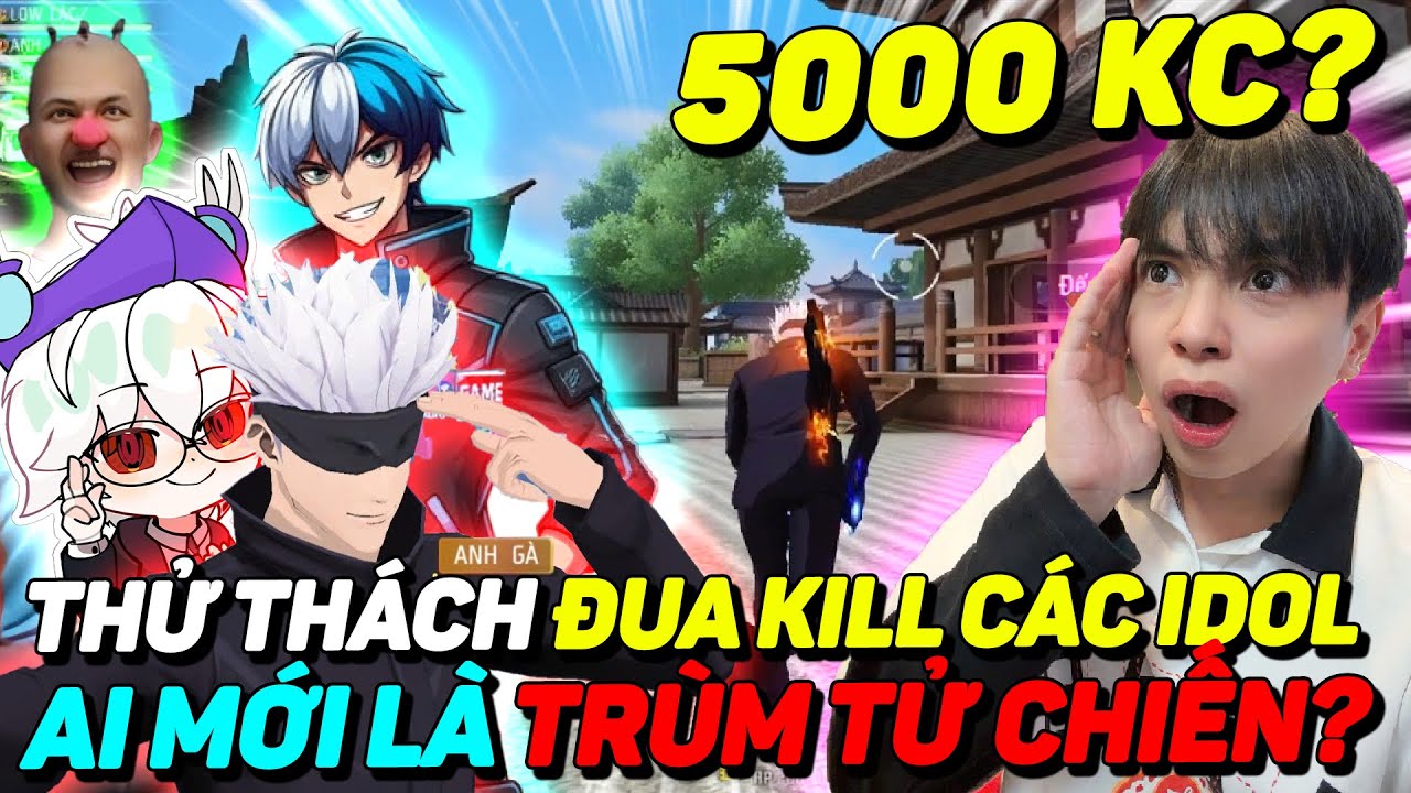 THỬ THÁCH 5000 KC CÙNG LONGR, KSLOW, TRÙM MÓC LỐP | AI LÀ TRÙM TỬ CHIẾN?
