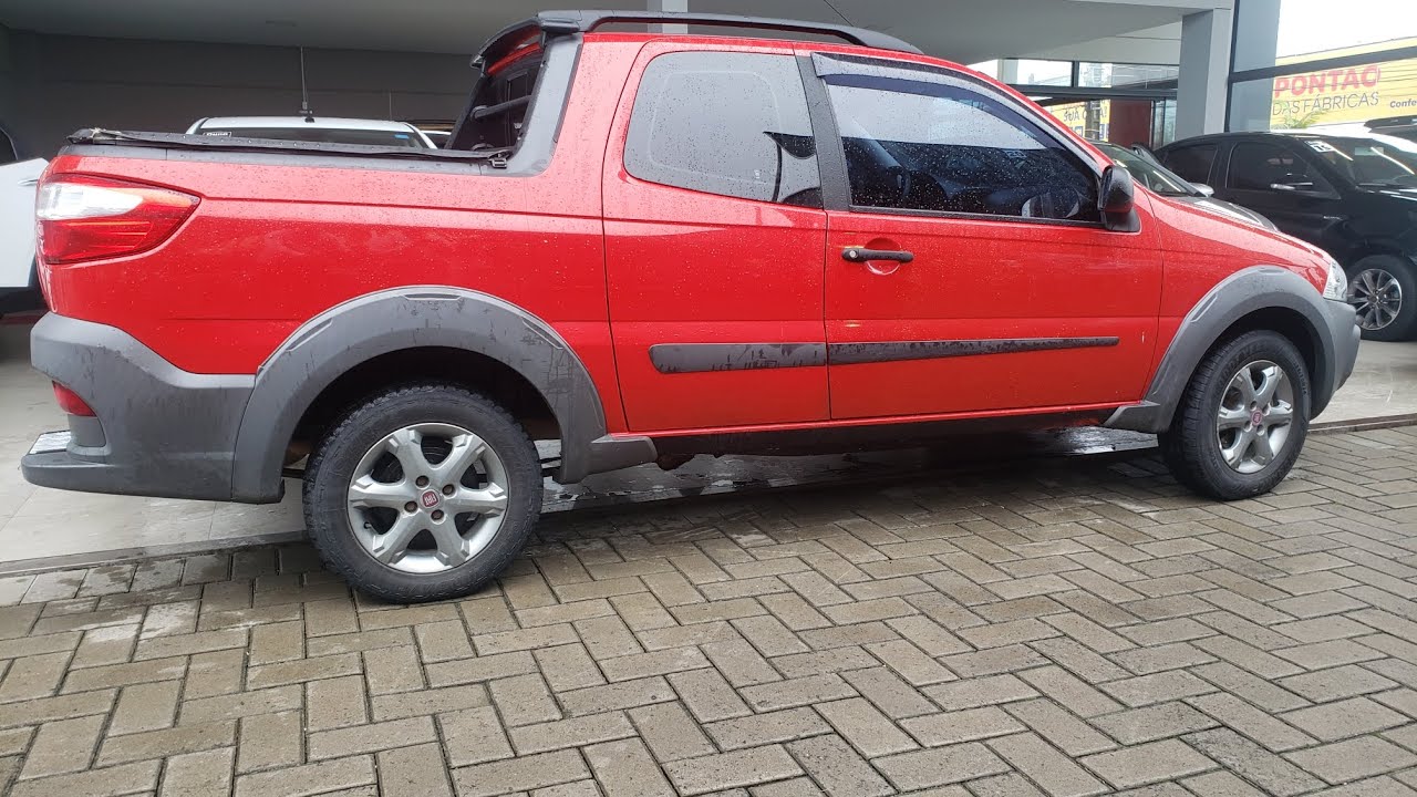 Fiat Strada CD Working 1.4 3 Portas 2015. Picape  mais famosa do Brasil. Vale tudo isso!! #fiat #br