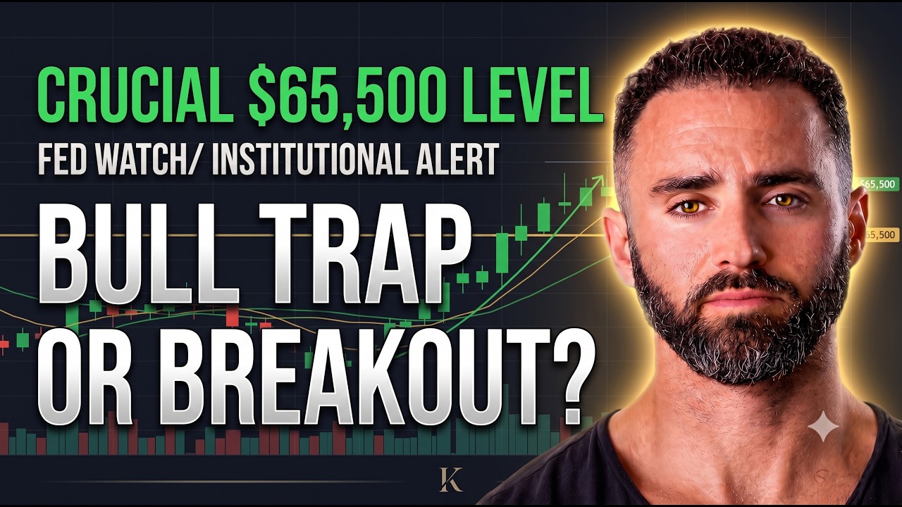 🚨Bitcoin Hits the Make-or-Break Line! (Why $65,500 Dictates the Trend)