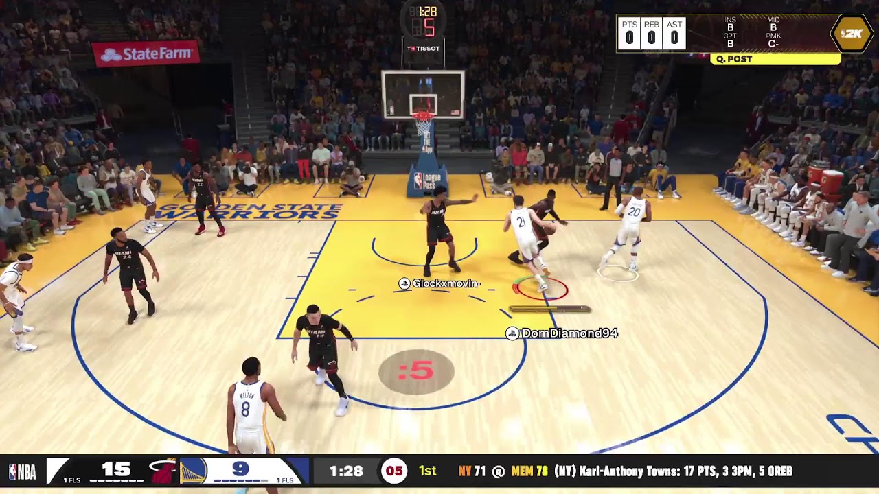 2k league as Warriors