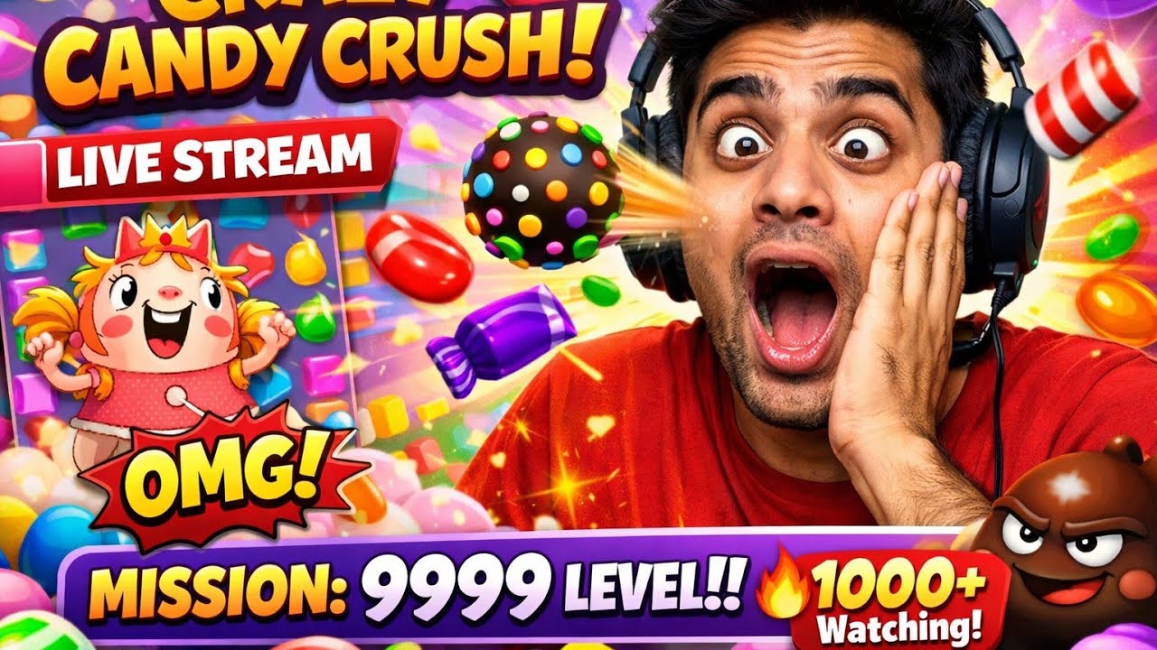 🍭 Candy Crush LIVE 🍬 Kids Fun Gameplay | Crazy Candy Blast!