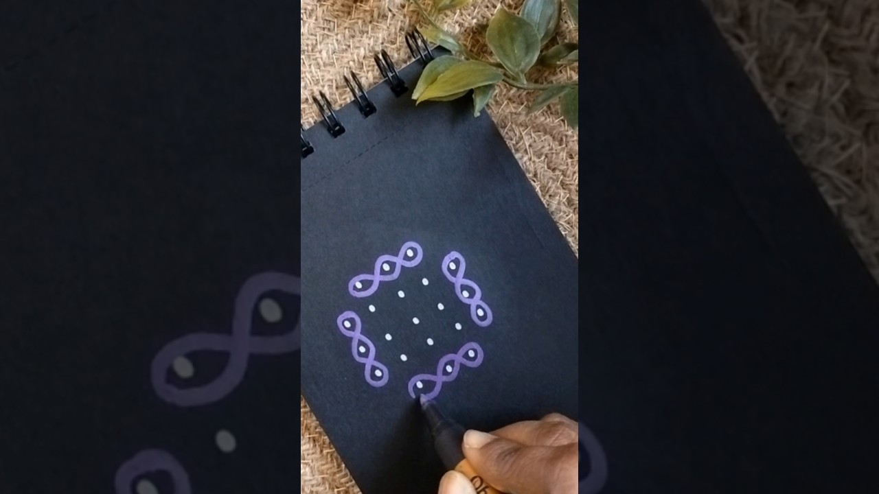 5*3 புள்ளி கோலம் | Simple Rangoli Design | Divine Kolams 