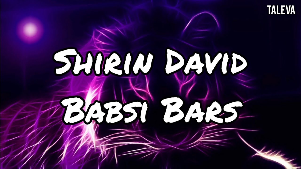 Shirin David - Babsi Bars (Lyric Video)