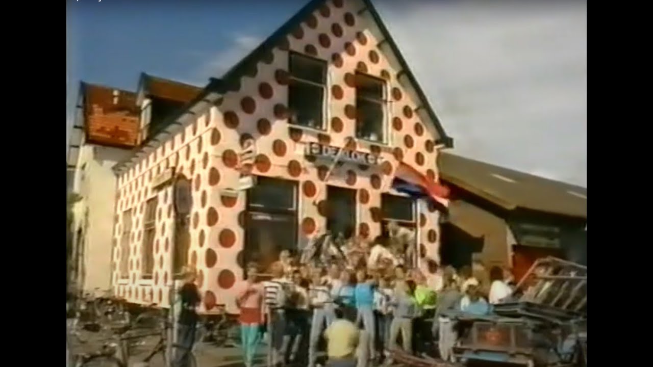 Tour de France 1988. Huldiging Steven Rooks in Parijs en Warmenhuizen.