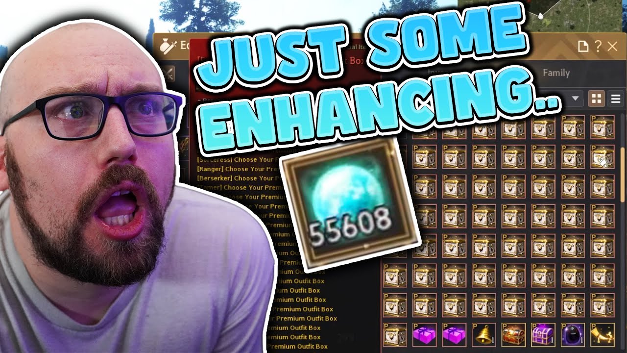 Just A Little Bit Of BDO Enhancing.. | Black Desert P2W Cron King Erkulez React