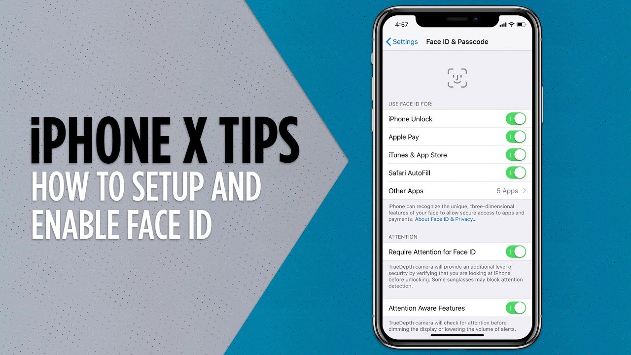 Советы по использованию iPhone X: настройка и включение Face ID